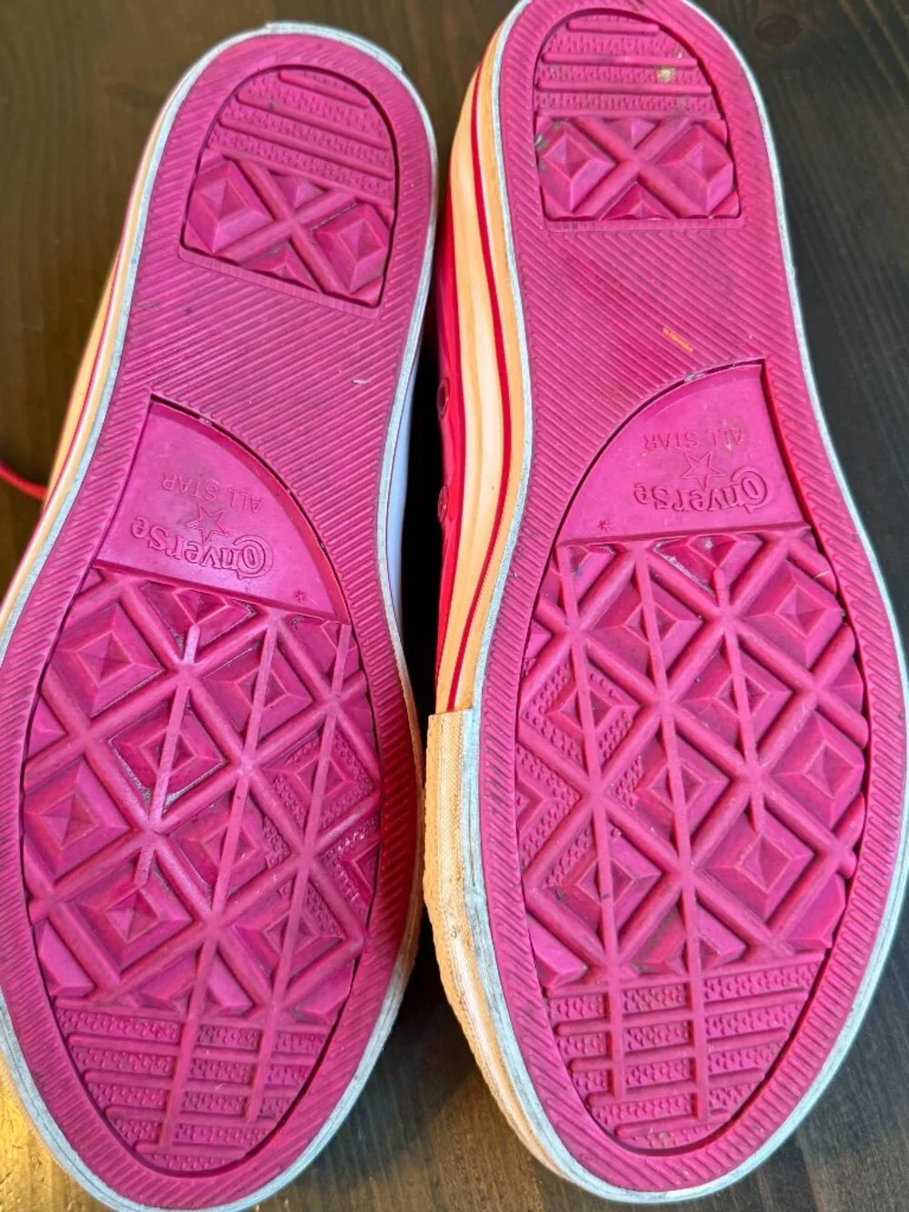 Converse All Star Girls Hot Pink Synthetic 662321C Sneaker Size 5